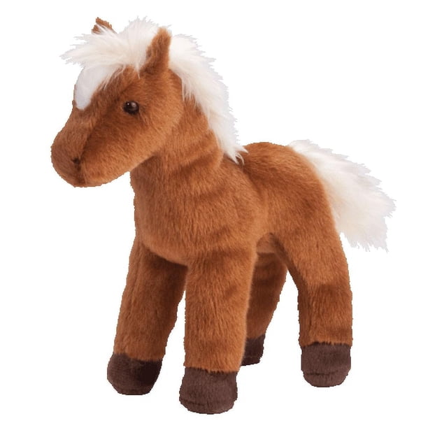 Peluche con forma de caballo Douglas Mr. Brown Chestnut, 20 cm