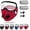 C, variant on Reusable Carbon Filter Dust Mask – Anti-Sun, 5-Layer Filter | face protection mask with Adjustable Goggles, Windproof Face Covering Mask for Motorcycle Riding,Cycling, Outdoor Work Travel