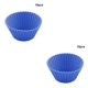 thumbnail image 4 of Wosthever 10 Uds. De tazas de silicona para magdalenas, revestimientos para magdalenas, taza redonda reutilizable para pasteles, molde para Type5 NO5, 4 of 6