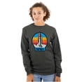 thumbnail image 3 of Retro NASA Worm Logo Rocket Launch Long Sleeve TShirt Men Women Brisco Brands S, 3 of 6