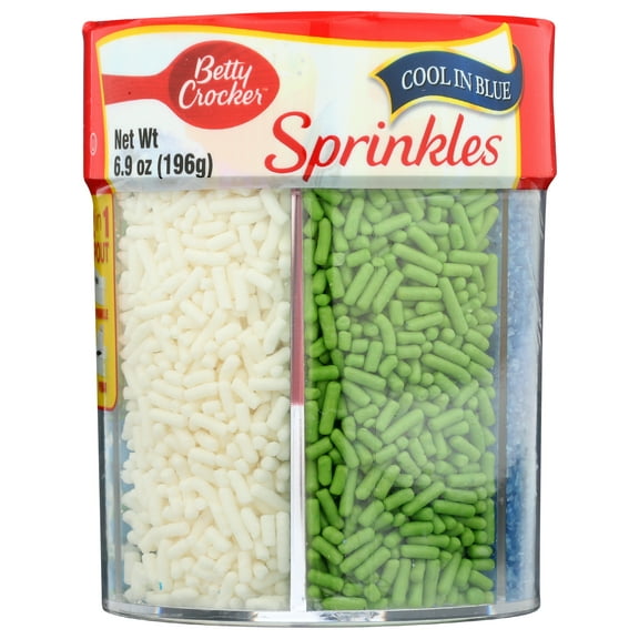 Pack of 4, Betty Crocker 6-Cell Cool In Blue Sprinkles, 6.9 oz