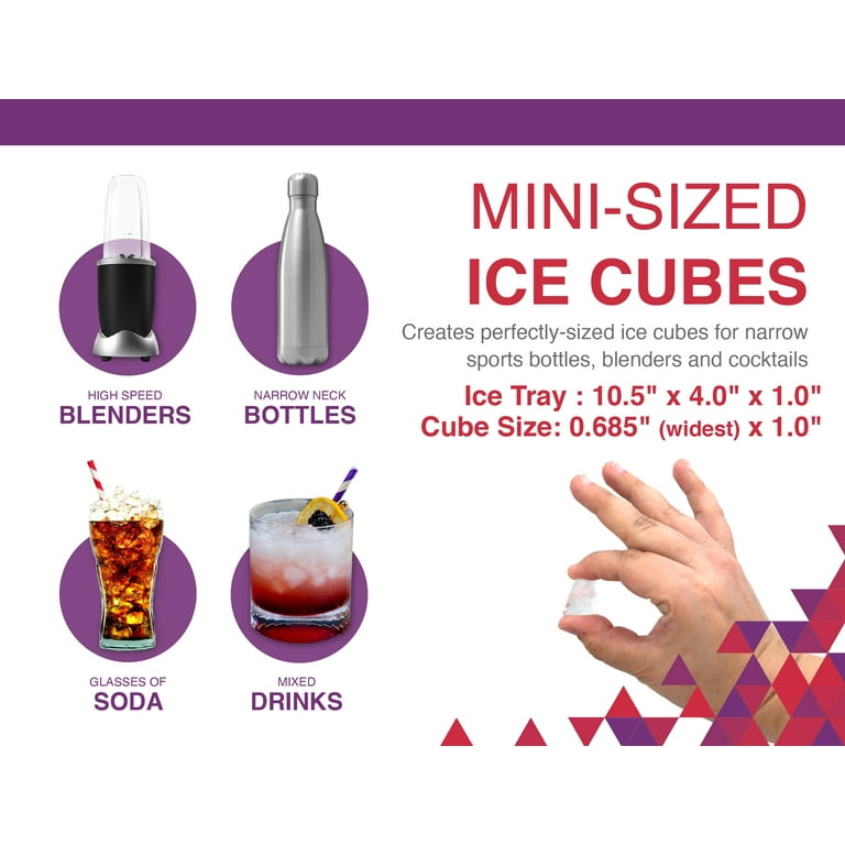 thinkstar Round Ice Cube Tray Set - BPA-Free, Easy Release, Makes 99 Perfect 1-Inch Circle Ice Cubes with Lid and Bin for Cocktails