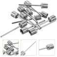 thumbnail image 1 of OULII 100Pcs Stainless Steel Ball Pump Needles Portable for Inflating Basketball Soccer Volleyball Football, 1 of 8