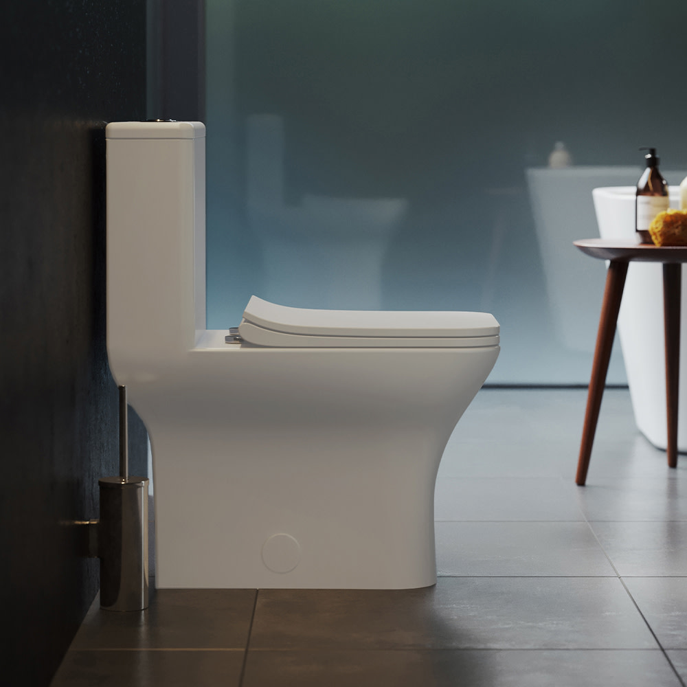 Carre One-Piece Square Toilet Dual-Flush 1.1/1.6 gpf - image 6 of 15