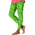 thumbnail image 5 of hotojiny Women St. Patrick's Day Leggings Spring Fashion Workout Yoga Pant Casual High Waisted Running Athletic Pants, 5 of 5
