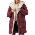 Women's Winter Thickened Down Jacket Warm Long Down Jacket With Hood