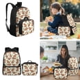 thumbnail image 4 of Pzuqiu Orange Fruit Capybara Kids Backpack for School Girls 8-12 4pcs School Backpacks Sets with Lunch Bag Pencil Case 17 Inch Bookpack with Shoulder Strap Camping Bacpack for Teens, 4 of 7