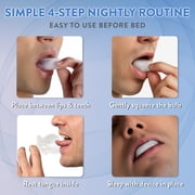 Good Morning Snore Solution Anti Snoring Mouthpiece for Adults, Tongue Retaining Snore Stopper Mouth Guard for Snoring, Regular Size