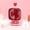 Pink, variant on Qonioi USB Rechargeable Cool Mist Fan, Humidifying Hydrating Desk Fan, 3 Speed Portable Table Fan with Silent Motor for Desktop Work Study, Yellow