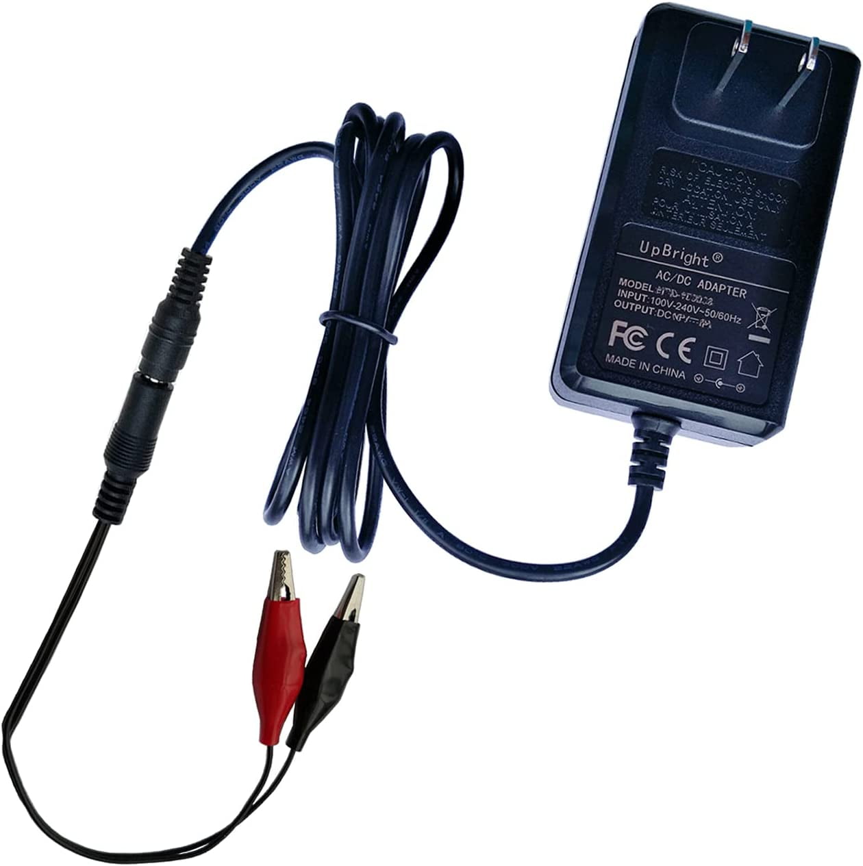 UpBright 16.8V AC/DC Adapter with Alligator Clips Smart Charger Compatible with 14.8v 16.8v Li