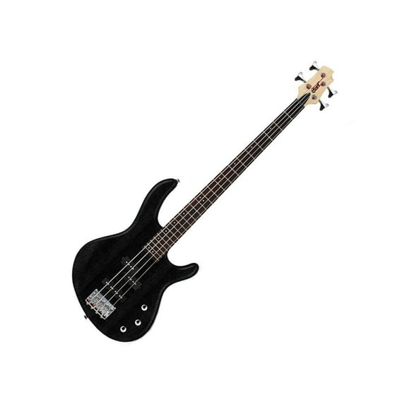 Cort Action PJ Series 4-String Electric Bass, Open Pore Black
