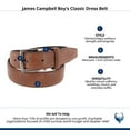 thumbnail image 4 of James Campbell Boy's Classic Dress Belt, 4 of 4