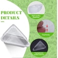 thumbnail image 3 of Scheam 100 Pcs Transparent Cake Slice Containers Plastic Containers Out Tray, 5 Inches Clear Plastic Take out Containers for Dessert, Cakes, Cookies, Salads, Pasta, Sandwiches, 3 of 8