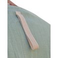 thumbnail image 2 of ZAXARRA Robe Ethnique pour Hommes Manches Courtes Retroussables Couleur Unie Kaftan Col en V, 2 of 9