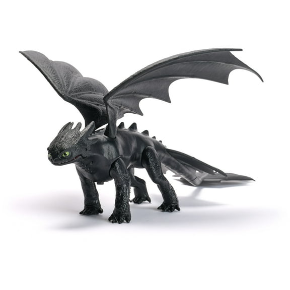 Dreamworks Dragons, Battle Dragons, Plasma Sounds Night Fury, 13-inch Action Figure