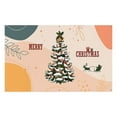 thumbnail image 2 of Kezqiaxn Outdoor Christmas Decorations, 240x210cm Christmas Garage Door Cover, Merry Christmas Backdrops for Photography Xmas Tree Christmas Garage Banner Hanging Cloth Party Decoration, 2 of 5