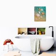 thumbnail image 6 of Ocean Beach Nautical Decor 12x16 Inch Framed Canvas Prints - Seashell & Starfish Wall Art for Rustic Coastal Themed Living Room, Bedroom, Bathroom, 6 of 7