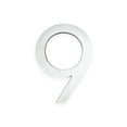 thumbnail image 6 of Montague Metal Products - 4" Brushed Aluminum Floating or Flat Modern House Numbers 0-9 - 9, 6 of 6
