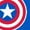 ROYAL BLUE, variant on - Captain America Portrait Jersey - Toddler Short Sleeve Graphic T-Shirt