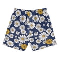 thumbnail image 7 of FORMRS Boys Swim Trunks Quick Dry Mesh Lining Beach Boardshorts, Sizes XS-XL, Retro Daisy Pattern, 7 of 7
