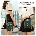 thumbnail image 6 of FORMRS Crossbody Bag for Women Quilted Travel Shoulder Cell Phone Purse with Chain Strap Handbag, Christmas Santa Hats, 6 of 7