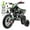 Green, variant on FRP FX40 40cc 4-Stroke Gas Powered Dirt Bike with Training Wheels, Safety Kill Switch, Max Speed 18 MPH, Front & Rear Disc Brakes, Stability Enhancement, EPA Certified - Black