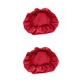thumbnail image 2 of Minnieouse Gorro de pelo para mujer, gorro de noche de una capa, gorro , turbantes, cubierta para la cabeza, rojo Type2 NO2, 2 of 6