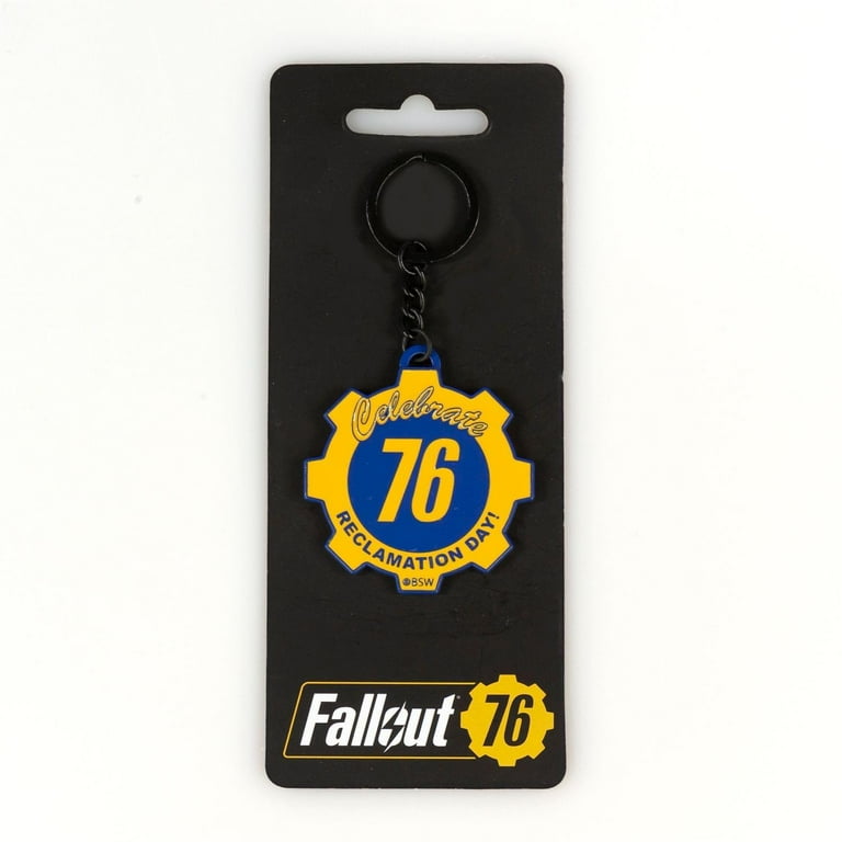 Fallout Vault Boy Keychain, Celebrate Reclamation Day, Metal