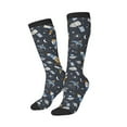 thumbnail image 2 of Balery Space Cars Fun Novelty Socks Men'S Women'S Crew Socks Funny Crazy Novelty Socks Quirky And Cool Socks, 2 of 9