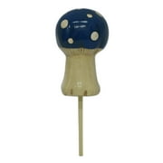 Mushroom Garden Stake, Blue