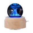 thumbnail image 1 of Amdohai Crystal Ball Music Box Rotating Luminous LED Light Box, 1 of 8