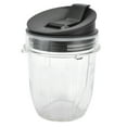 thumbnail image 1 of Portable 12OZ Replacement Cup Blender Cup Container with Lid Fit for NUTRI NINJA Juicer, 1 of 8