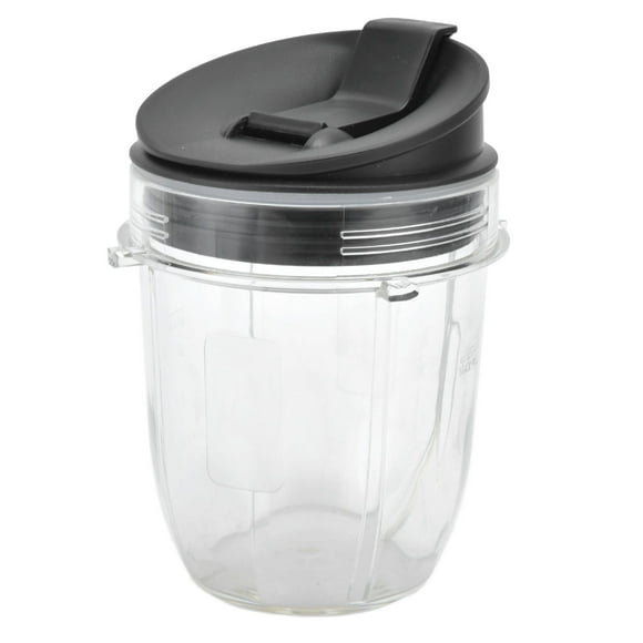 Portable 12OZ Replacement Cup Blender Cup Container with Lid Fit for NUTRI NINJA Juicer