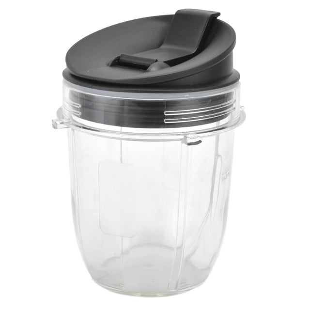 Portable 12OZ Replacement Cup Blender Cup Container with Lid Fit for NUTRI NINJA Juicer