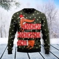thumbnail image 4 of Suéteres de punto feos para Navidad, para perros y gatos, divertidos, para Halloween, Navidad, regalos, para parejas, fiestas, unisex, informales, 3 unidades, 4 of 5