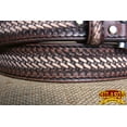 thumbnail image 4 of HILASON Western Genuine Leather Belt for Men Women Cowboy Cowgirl Handmade Unisex Heavy Duty Basketweave Belt for Jeans, 4 of 6