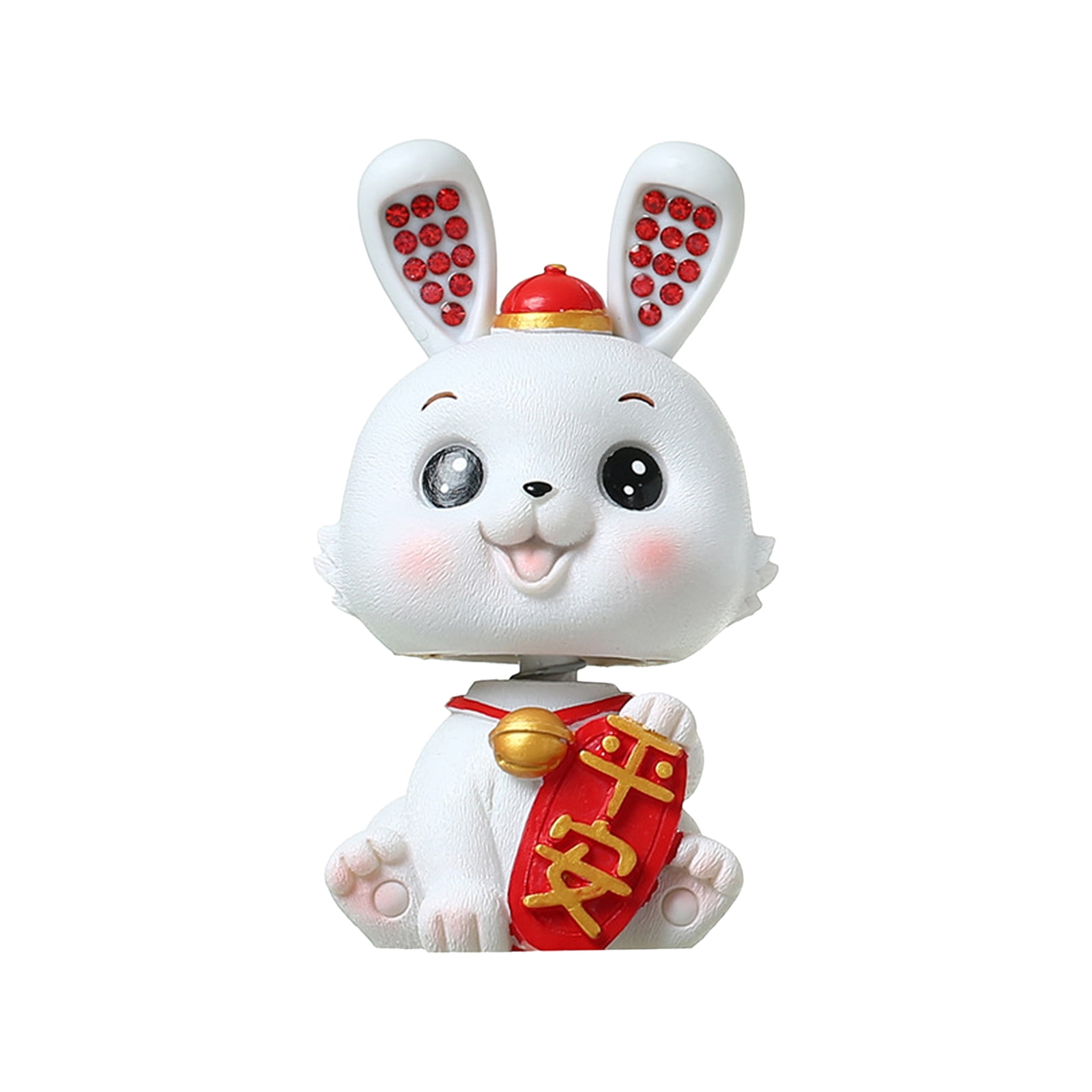 Cute Rabbit Ornament Home Decoration Durable Adorable Lucky ...