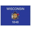 Wisconsin Flag 3x5ft Nylon