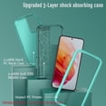 thumbnail image 7 of NIFFPD Samsung S22 Case, Galaxy S22 Case, Shockproof Anti- Scratch Drop protection Cover for Samsung Galaxy S22 Case Teal+Light Green, 7 of 7