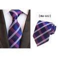 thumbnail image 4 of CSChome Men Business Tie Lightweight Multipurpose Adjustable Men Business Tie Different Patterns Plaid Print Decorative Gentleman Wedding Daily Wear, 4 of 7