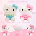 thumbnail image 2 of Peluche Hello Kitty Con Corazón Kawaii Para Regalo 2pcs, 2 of 8