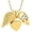 Gold, variant on Cremation Jewelry for Ashes Heart Urn Necklace Pendants Ashes“Always in my heart”Keepsake Memorial Angel Wing with Charm Heart for Loved Ones