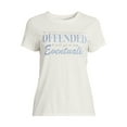 thumbnail image 5 of Juniors’ Not Yet Offended Graphic Tee with Short Sleeves, Size XS-XXXL, 5 of 5
