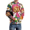 thumbnail image 6 of Team Umizoomi Sweatshirts Casual Pullover Hoodie Jacket Unisex Hooded Activewear 3D Printed Long Sleeve Sweater with Pocket XL, 6 of 8