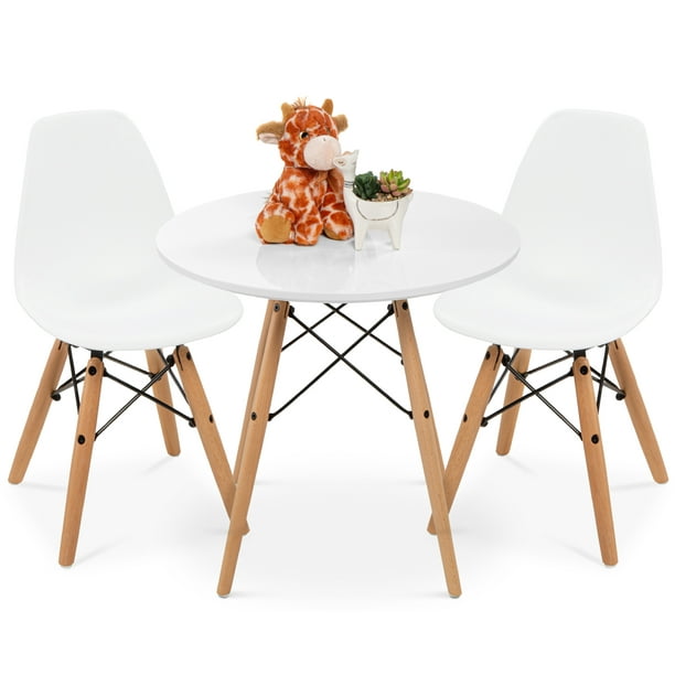 Round Table Set With 2 Armless Chairs, Best Toddler Round Table And Chairs