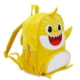 Baby Shark 12" Backpack for Girls & Boys, Plush with 3D Fins