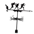 thumbnail image 2 of koolsoo Metal Wind Vane Wind Direction Indicator Barn Yard Cupola Sports Weathervane With 3 Man, 2 of 9