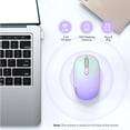 thumbnail image 3 of Wireless Mouse, 2.4G Quiet Computer Mouse with USB Receiver, 4 Buttons Portable Cordless Mice for Chromebook, Laptop, PC, Mac, 800/1200/1600 DPI, 3 of 8