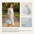 thumbnail image 6 of Foldable Waterproof Picnic Blanket with Carry Handle,2-in-1 Tote Beach Picnic Blanket & Insulated Cooler Bag,Sandproof Portable Rug,Hick Padded Outdoor Mat for Beach, Camping, Travel (M(11.4 * 11.4)), 6 of 7