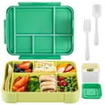thumbnail image 3 of Bento Box Adult Lunch Box, Lunch Containers for Adults, 1330 ML Food Container With 5 Compartments, Including Utensils Set, Sauce Jar, Leak-Proof, Microwave, Dishwasher Safe, 3 of 7